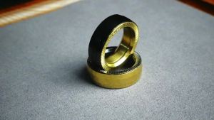 Ratchet Ring Mechanical Fidget EDC Toys Stainless Steel Adjustable Haptic Ring Fingertip Metal Tyre Toys Stress Spinner