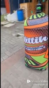 KERODONG FULL PRINTING SANGKAR LOVEBIRD - MILTIH