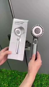 4 In 1 Massagable High Pressure Shower Head 3 Mode Water Saving Removable Handheld rain shower 可按摩花洒