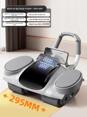 Máy Tập Bụng Tự Đẩy Lại Bốn Bánh