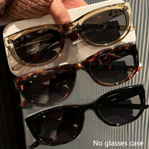 3 Pieces of Womens Fashionable Glasses Cat Eye Leopard Print Semi Transparent Perfect Shooting Props for Fashion Accessories