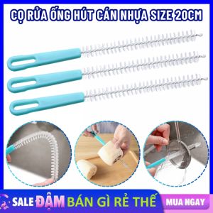 Cọ Rửa Ống Hút  Que Cọ vệ Sinh Ống Hút Bằng Thép Không Gỉ Uốn Công Tiện Lợi 20cm- Chổi Cọ Ống Hút Inox Tái Sử Dụng  Cây Rửa Ly  Cọ Rửa Bình