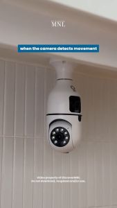 BULB DUAL camera for mobile phone monitoring