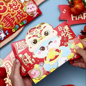 【SG】4PCS Chinese New Year Red Pocket 2026 CNY Angpao Chinese Money Envelopes Hong Bao for Party Wedding Birthday Gifts