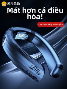 Quạt Cổ Cầm Tay Không Cánh USB Mini 2023 Quạt Cổ Không Dây Di Động Quạt Cổ Không Cánh Nhỏ Quạt Cổ Không Dây Cầm Tay Quạt Cổ Không Cánh