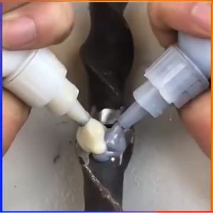 Keo dán sắt thép kim loại X2000 Nhật Bản siêu bền hàn gắn các vết nứt chịu được nhiệt độ cao chịu va chạm mạnh
