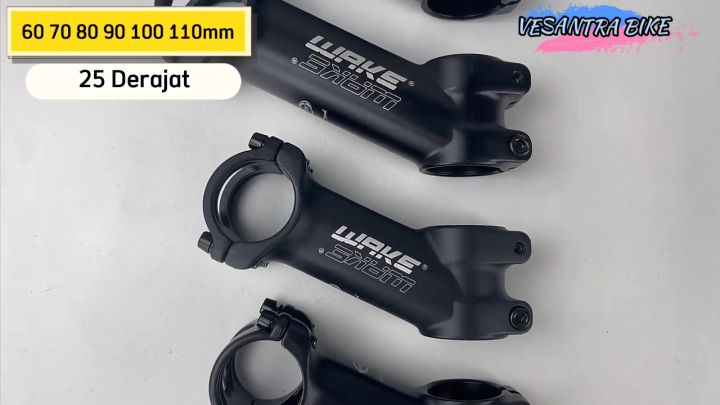 Wake A001 Stem Sepeda MTB Roadbike OS 10 17 25 35 Derajat 60-110mm Lazada  Indonesia
