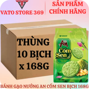 Bánh gạo nướng AN cốm sen bịch 168g