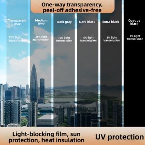 Jiaxun | Sunscreen Insulation Anti-peep Light Blocking UV Resistance Window Film