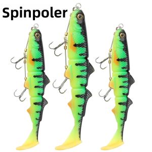 Spinpoler Pike Stinger Giàn Khoan Hệ Thống Móc Với 3D Swimbait Mềm Dụ Cho Zander Và Trò Chơi Lớn Mái Chèo Cá T-Đuôi Đại Dương Sông Hồ Câu Cá