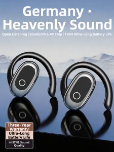 NaiChao | Wireless Bluetooth Ear-Hook Headphones Long Battery