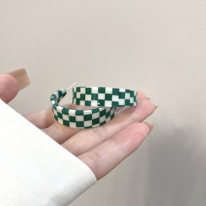 Hoa Tai Nhựa Tương Phản Hình Vuông Cho Nữ Thời Trang Cao Cấp Thanh Lịch Trang Sức Thời Trang Mới 2024 Hình Vuông Hình Học