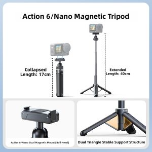llano | Aluminum Lightweight Camera Cage Extension Bracket for DJI Action6