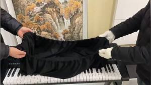 61/88 Key Digital Electronic Piano Cover with Adjustable Drawstring Keyboard Instrument Elasticity Dust Cover Dustproof