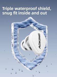 MONLEYTA | Waterproof Swimming Earplugs Set For Adults Professional Bathing Earbuds Non-Noise Insulation Earplug And Nose Clip For Kids