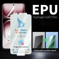 ปลดล็อคการซ่อมตัวเองฟิล์มสำหรับ Huawei Mate 50 40 30 P60 P50 P40 P30 Pura 70 80 Ultra Pro Plus Art Nova 8 9 10 Pro ปกป้องหน้าจอชัดเจนไม่กระจกเทมเปอร์. 