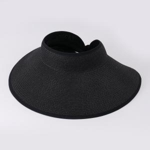 Summer Hats For Women Sun Hat Foldable Empty Top Sunscreen Wide Brimmed Sunhat Outdoor Beach Accessories Sun Cap Visor New