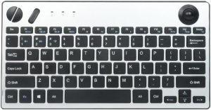 JOMAA 78 Keys Backlight Wireless Trackball Keyboard Bluetooth 5.0 & 2.4G Wireless Keyboard with Trackball for Windows Mac iOS