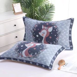 Soft and Absorbent Cotton Pillowcase Eight Layers