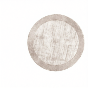 Custom Washable Anti-stain Luxury Grey Modern Circular Carpet