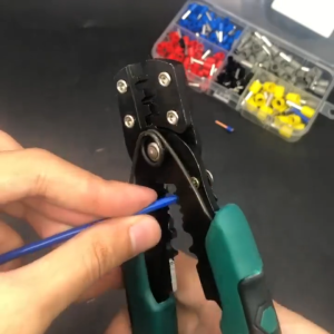 200Pcs/Box Versatile Heavy Duty Crimping Pliers Wire Insulated Terminator Mini Insulated Electrical Wire Connector Terminal
