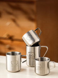 onlycook | Food Grade 304 Stainless Steel Kids Milk Cup