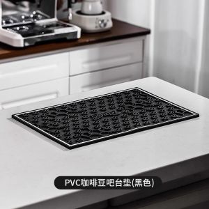 Bincoo Coffee Bar Mat Anti-Slip Drainage Work Pad Tabletop Protection Mat Durable Bar Counter Pad for Coffee Brewing