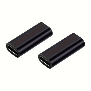 USB-C Female To Female TYPE-C Connector High Speed Convert Extension Coupler Converte Black Color