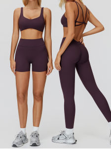 QYUED | Fuzzy Quick-drying Yoga Set