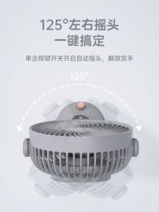 2024 New Portable Desktop Mini Fan Rechargeable USB Clip-On Office Desk Fan Ultra Quiet Powerful for Summer Home And Office Use