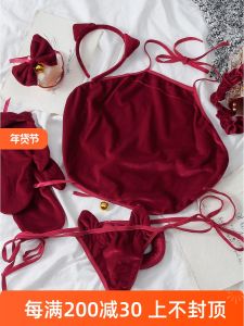 Quà Tặng Sinh Nhật Quần Lót Nữ Bích Lệ Valentine Velvet Rabbit Cat Girl Đồ Lót Tư Nhân Dây Thừng Quần Lót Nữ