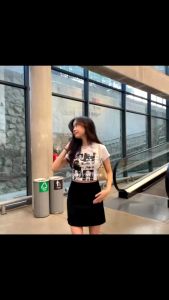 Baju Atasan Remaja Crop Jennie Blackpink Terbaru Terlaris RIB LD 88