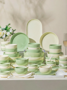 mornenjoy | Attractive Cream Style Dinnerware Set