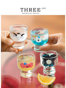 THREE LIFE | Tall Foot Home-use Baijiu Glasses 50ml