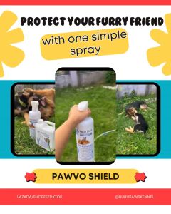 Bubu Paws PawVo Shield: All-In-One Canine Multi-Use Disinfectant & Deodorizer Cleaner BUNDLE of 3