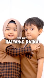 HOOF LA KIDS - Setelan Anak Couple usia 1 sampai 5 Tahun Raiyan dan Raina Series