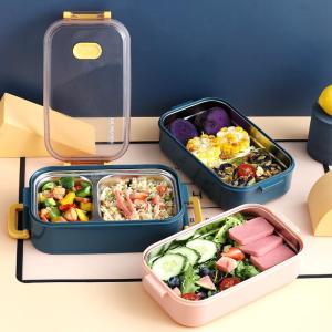 Double Layer 304 Stainless Steel Lunch Box Thermal Bento Box