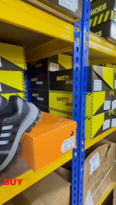 Safety Shoe Anti Slip Anti Smash Protective Steel Toe Cap Men Women Shoe Kasut Lelaki Perempuan