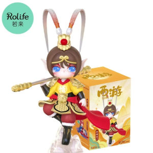 Robotime Rolife 8PCS Whole Set Sun Journey to the West Series Complete Blind Box Collection of Surprise Action Figure Doll Toys for Lady Toy Collectors