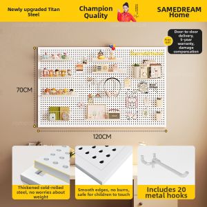 SAMEDREAM | Desk and Wall Storage Shelf Perforated Metal Board