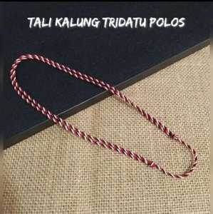 Kalung bahan tali tridatu / Kalung tridatu asli Bali / kalung pria / kalung wanita