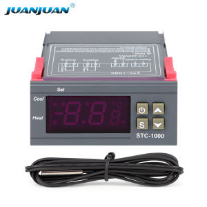 STC-1000 Temperature Controller 12V 24V 220V Digital Thermostat Thermoregulator incubator Relay LED 10A Heating Cooling
