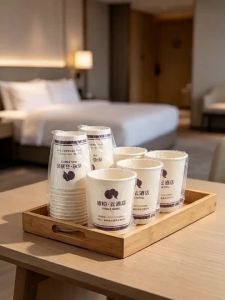 RONGSEN | Custom Printed Disposable Toothbrush Cups for Hospitality