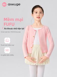 aiwuge | Áo Cardigan Phong Cách Ballet Ngọt Ngào Cho Trẻ Em