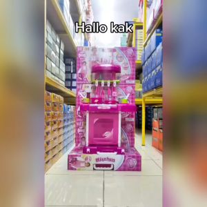 [KST] Mainan Edukasi Kitchen Set Koper Besar Masak Masakan Anak Perempuan Hadiah Ulang Tahun