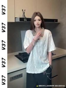 V37 | Check Pattern Polo Shirt Breathable Versatile