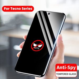Kính cường lực chống nhìn trộm cho Tecno Spark 10 4G 10C Go 2024 2023 20 Pro 20c 6 Go Pova 5 Pro 5G Camon 20 Pro 5G miếng bảo vệ màn hình phim