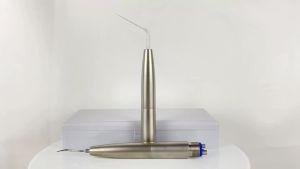 Dental Hygienist Ultrasonic Air Scaler Perio Scaling Handpiece Cordless Teeth Cleaner Picks 4 Hole 3 Tips
