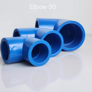 MOLDEX BLUE Elbow Fittings 90 degrees pvc embossed logo (set of 3)