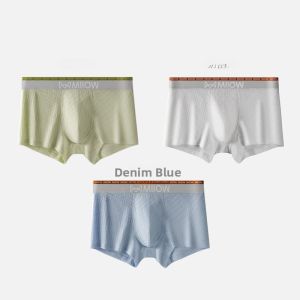 MiiOW | Pure Cotton Antibacterial Sports Briefs For Men Youth Quadangle Shorts Breathable Comfortable Underwear MiiOW Catman Brand